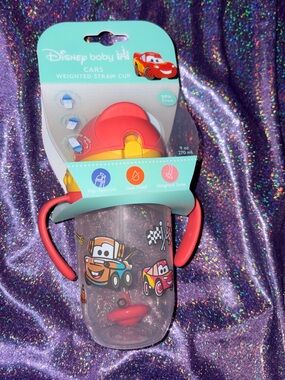 Disney Cars Weighted Straw Sippy Cup